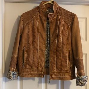 Brown Leather-looking Jacket from Buckle